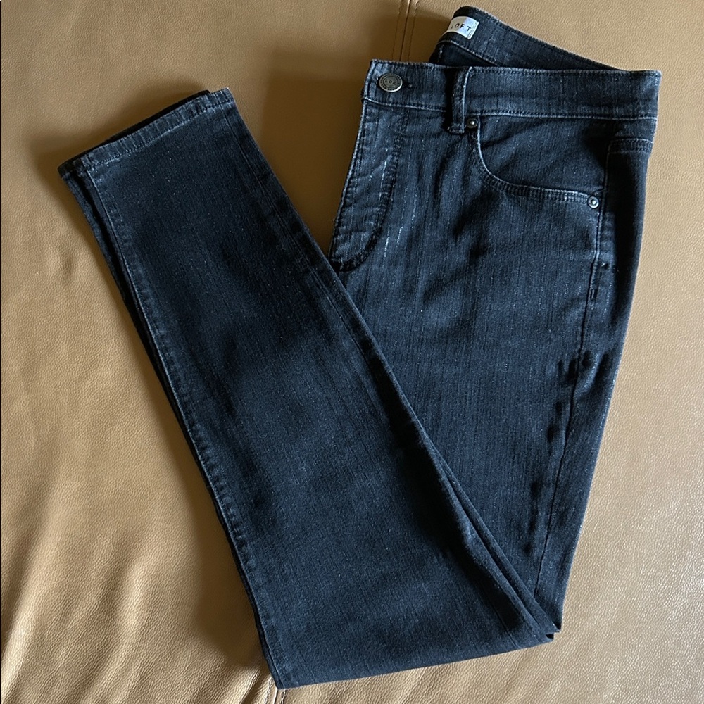 LOFT Women's Skinny Jeans - Dark Gray